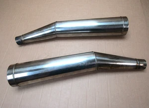 BMW R100RT Classic 1995 stainless steel exhaust silencers Keihin (8247) - Picture 1 of 14