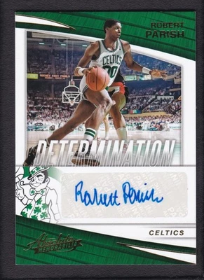 2017-18 ROBERT PARISH 10/49 AUTO PANINI ABSOLUTE DETERMINATION AUTOGRAPHS - Image 1 of 2