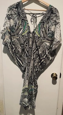 Vestido vintage para mujer Roberto Cavalli talla 42(12)? Serpiente 100% seda Italia Foto 1 de 4