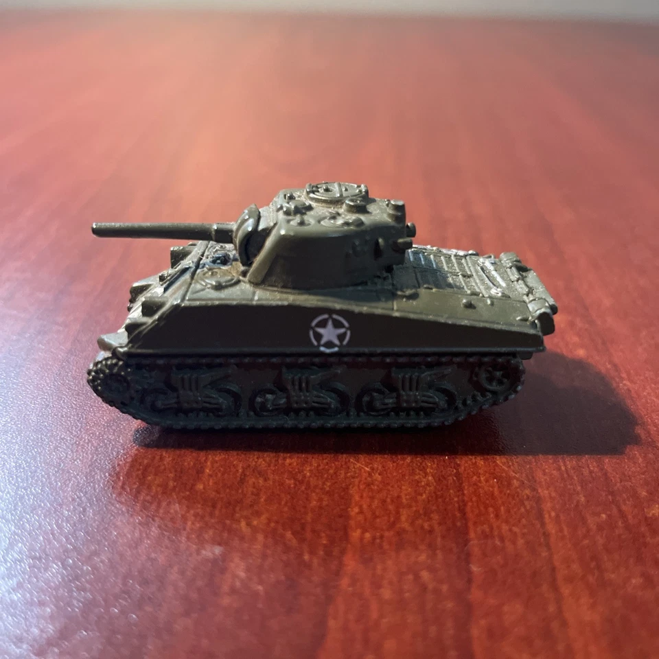 Micro Machines Military M4 Sherman Tank Galoob LGTI WWII - Image 1 of 4