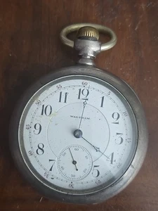 RELOJ BOLSILLO ANTIGUO WALTHAM APPLETON TRACY 17 Joyas Años 18 Plata 925 - Imagen 1 de 10