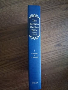 Die Predigtumrissbibel - Nicoll - 1988 Band 1. Genesis to 2 Samuel V.G. € - Bild 1 von 15