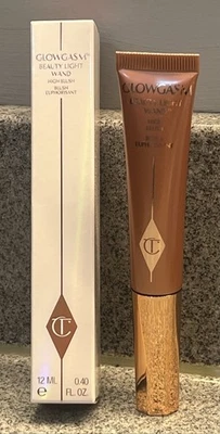 Charlotte Tilbury Glowgasm Beauty Light Wand - PINKGASM Blush Highlighter NEW - Image 1 of 3