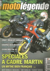 MOTORRAD LEGENDE NR. 151 RAHMEN MARTIN / TEST DOLLAR S3 / READ & YAMAHA 1964 / MONTLHERY - Bild 1 von 2