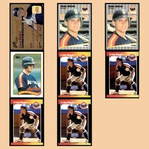 Craig Biggio Lot 8 Baseball Cards 1995 Studio Gold Houston Astros Set Collection - Picture 1 of 11