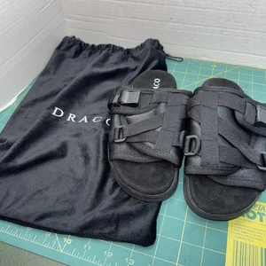 DRACO Slides Mens Shoes Size 5, 5.5, 6 Phantom Black Remastered Sandals - Picture 1 of 15