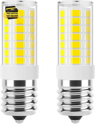 LED Microwave Light Bulbs under Hood 40W Equivalent, E17 LED Bulb Dimmable for o - Image 1 of 4