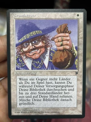 German FBB • Land Tax • Legends/ Renaissance • Pack Fresh • MTG (1840) - Image 1 of 4