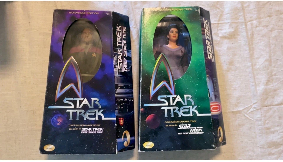 "Estatuillas de compañero de juego nunca abiertas de Star Trek de 12"" años 90" Foto 1 de 1