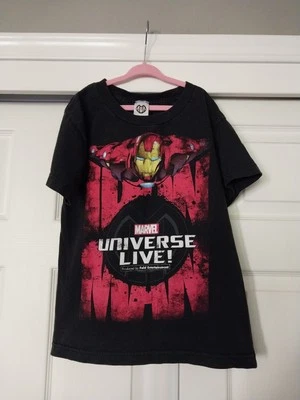 Marvel Universe Live Boy's Short Sleeve Iron Man T-Shirt Size M - Image 1 of 4