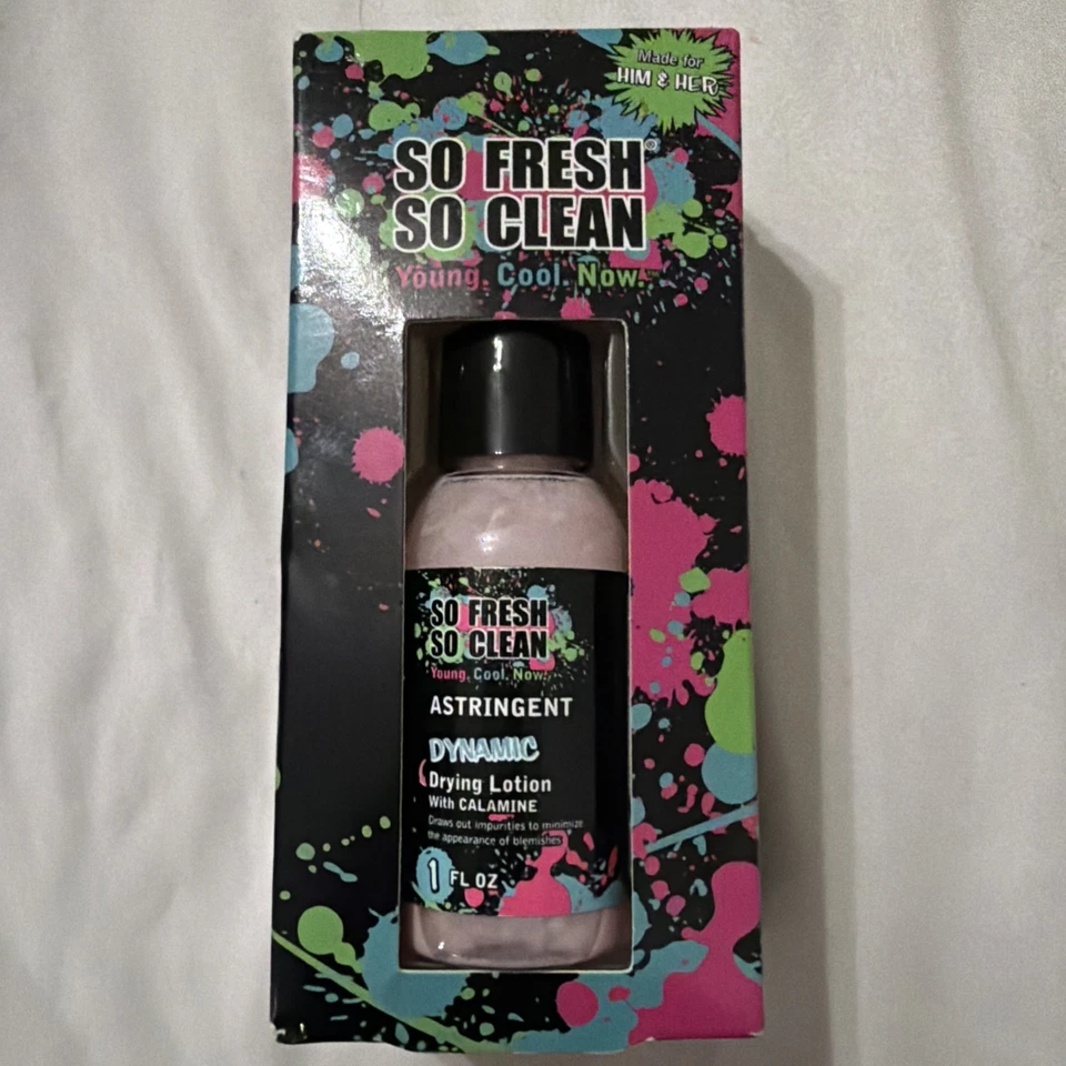 2x so Fresh so Clean Astringent Dynamic Drying Lotion With Calamine Shrink Pores