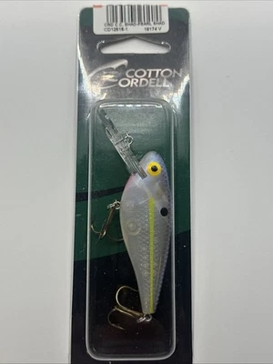 Deep Diving Crankbait CRD C.C. Shad Pearl Bass / Striper Fishing Cotton Cordell - Image 1 of 4
