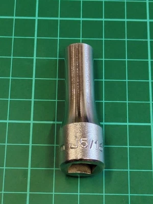 Facom J5/16L 5/16" 3/8" Drive 12 Point Deep Socket Made In France - Image 1 of 4