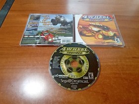 CIB 4 Wheel Thunder (Sega Dreamcast, 2000) Complete *TESTED*