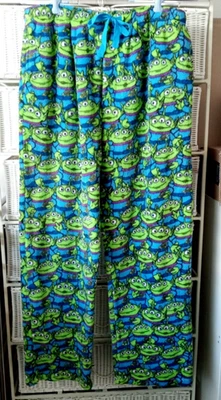 Pantalones de pijama de lana alienígena Little Green Men Toy Story 4 Disney talla L Foto 1 de 4