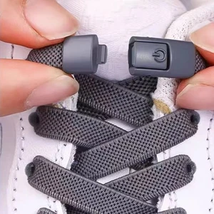 Schnürsenkel No Tie Elastisch Sneaker Flachschnürsenkel Trainer Lock Kinder Erwachsene Schnürsenkel Neu - Bild 1 von 32