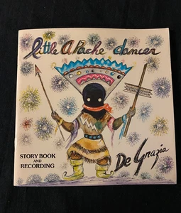 Pima Indianer kleine Apache Tänzerin Aufnahme 45 Schallplatten und Geschichtenbuch De Grazia - Bild 1 von 4