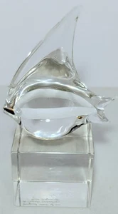 Rare Murano Signed Pino Signoretto C. Cavali Collection Glass Fish Sculpture - Picture 1 of 10
