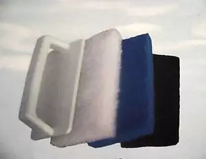 Schwimmbad Spa Fliesen Schrubber Bürste mit 3 Pads (weich, mittel, grob) - Bild 1 von 1