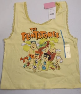 The Flintstones Crop tank Top Shirt Size Large, Brand New with tags (H1) - Picture 1 of 4
