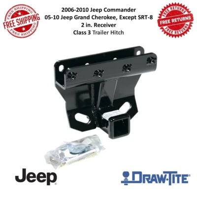Receptor de enganche de remolque Draw-Tite 75338 clase III 2" para Commander Grand Cherokee Foto 1 de 4