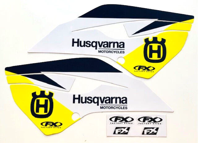Factory Effex SR3 Graphics Shrouds Husqvarna TC FC 125 - 450 2014 2015 NEW - Image 1 of 1