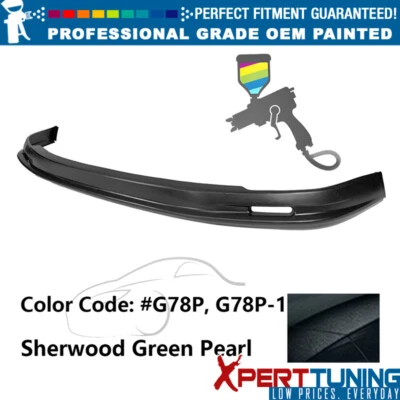 Fits 92-96 Honda Prelude Coupe Mugen Painted #G78P Front Bumper Lip Spoiler - PU Foto 1 de 4