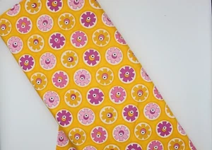 Hubba Hubba Moda Fabric | Marigold Yellow and Pink | Priced by the 1/2 yard - Picture 1 of 3