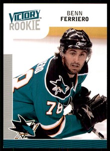 2009-10 Upper Deck Victory Update Benn Ferriero Rookie San Jose Sharks #326