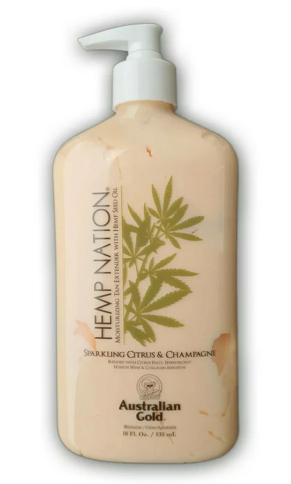 AUSTRALIAN GOLD Nazione australiana dell'oro/canapa "Sparkling Citrus & Champagne" 535ml/Tanextender