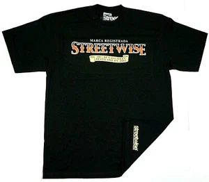 STREETWISE Las Calles T-Shirt Urban Streetwear Erwachsene Herren Tee Schwarz Neu - Bild 1 von 1