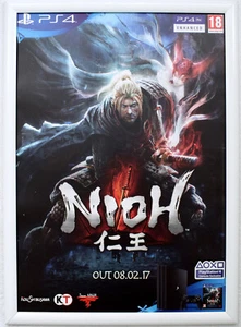 Nioh RARE PS4 42cm x 59cm Promotional Poster - Picture 1 of 1