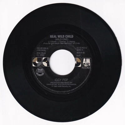 Philippines IGGY POP Real Wild Child / Little Miss Emperor 45 rpm Vinyl Record - Image 1 of 4