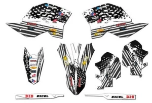 2007-2010 SX Merica Gris Senge Gráficos Kit Compatible Con KTM - Picture 1 of 10