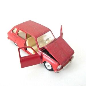 Dinky Toys Renault 6 Meccano Triang N°68/1416 French vintage metal toy car 1968s