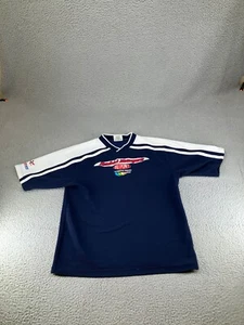 Vintage Jeff Gordon Jersey Mens Medium Blue Chase Authentics Nascar Racing Y2K - Picture 1 of 21