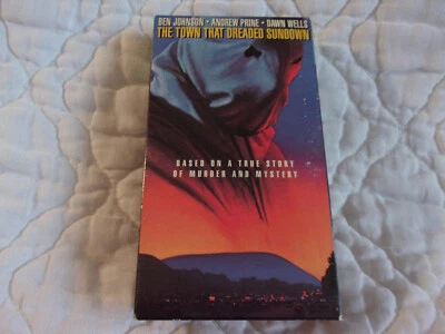 THE TOWN THAT DREADED SUNDOWN VHS SERIAL KILLER HORROR BEN JOHNSON DAWN WELLS - Image 1 of 4