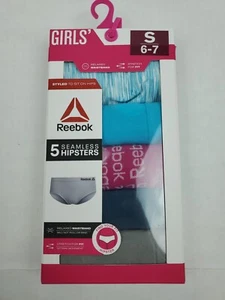 REEBOK Girls Seamless Hipsters Underpants Multicolored Size S 6-7 - Picture 1 of 5