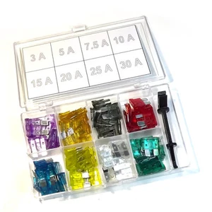 80PCS Blade Fuse Kit Auto Car Truck Motorcycle Boat - Worldwide shipping - Bild 1 von 2