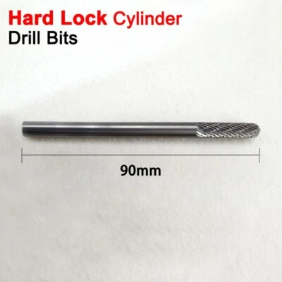 KEY CUT 90mm Lock Cylinder Drill Bit for Medeco Mul-T-Lock Abus KESO