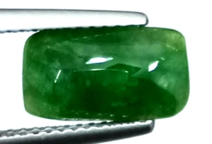 JADE NATURAL 2.32 Cts BEAUTIFUL COLOR GOOD SHINING CUSHION SHAPE LOOSE STONE - Picture 1 of 3