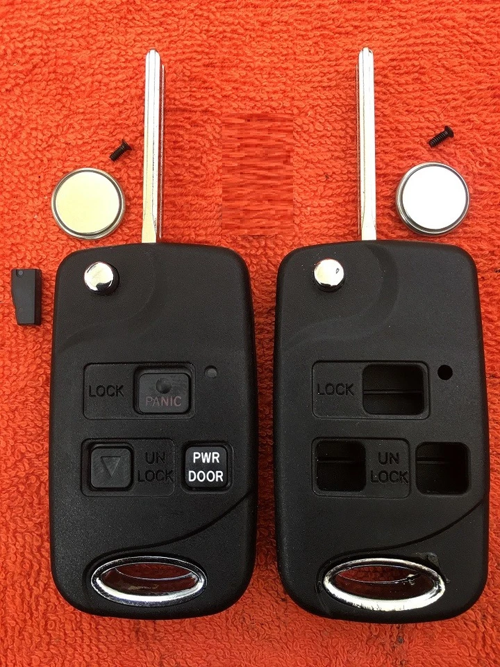 (CUT by PHOTO) REMOTE FLIP KEY VALU-PAK -1 REM, 2 SHELLS-4D CHIPS-BAT for LEXUS - Image 1 of 1