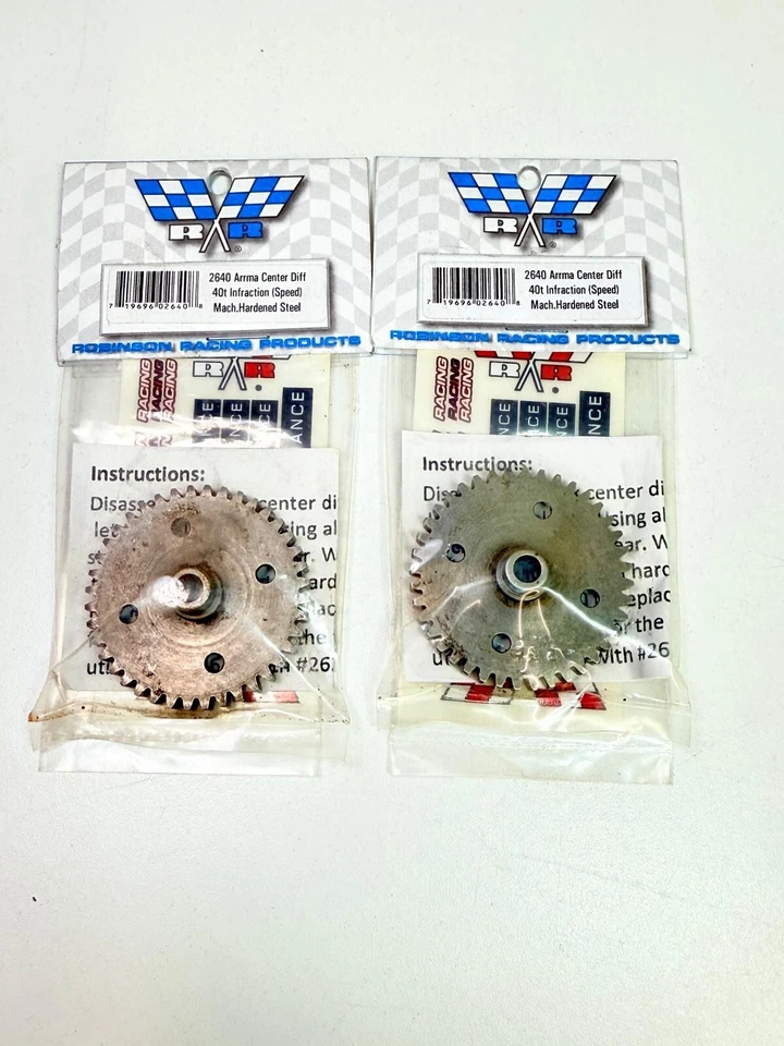 Robinson Racing 2640 Arrma Center Diff 40T Infraction, Mach. Hardened Steel - Image 1 of 1