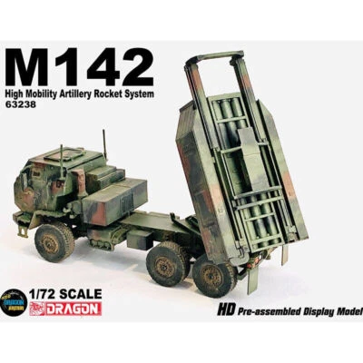 1/72 Dragon 63238 US M142 Hymas High Mobility Rocket Tricolor Finished Model - Image 1 of 4