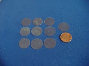 LOT OF TEN PIECE FAUCET AERATOR SCREENS 25/32" 50 MESH STAINLESS STEEL - Picture 1 of 1