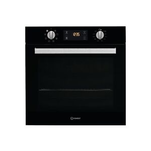 Indesit Aria Electric Fan Single Oven - Black IFW6340BLUK