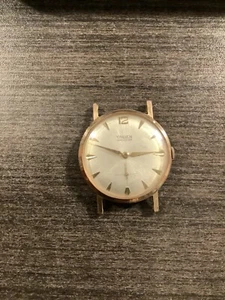 Gruen Gold Plated Men’s Round Case Jame Bond Watch Ref. 510 Movt 510 Silver Dial - Picture 1 of 18