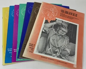 1979 Genii International Conjurors’ Magazine Lot Of Seven Issues Magic Illusion - Imagen 1 de 13