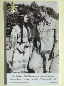 Karl May (Rüdel Kartenmotiv) - Marie Versini & Barker "Winnetou" - Foto (KM28) - Bild 1 von 1