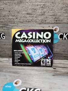 Casino Mega Collection, PC Game, 2015, New with Slip-Cover - Picture 1 of 6